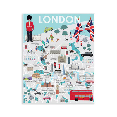 «London Landmark Map» par Betty Boynes