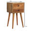 30cm W Solid Wood Bedside Table