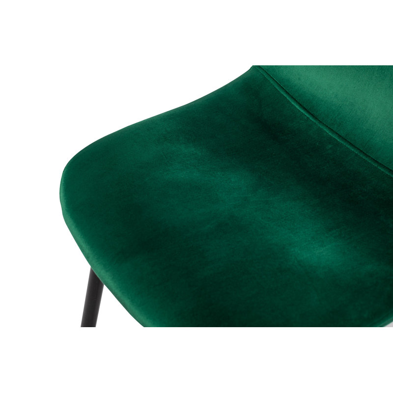 Chaise d'appoint en velours saphir, Émeraude, 4
