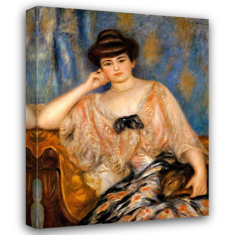 Art sur toile tendue, Astoria Grand Renoir, Pierre, Auguste, titre: Misia Sert, H 35 po x l 28 po
