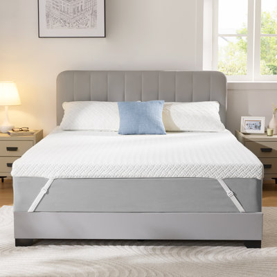 Ruckersville Gel Memory Foam Mattress Topper Mattress Pad- Dual Comfort，Cooling Technology