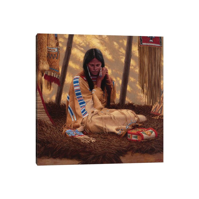 She Will Shine At The Dance by Joe Velazquez - Wrapped Canvas Print, 30.48 cm H x 30.48 cm W