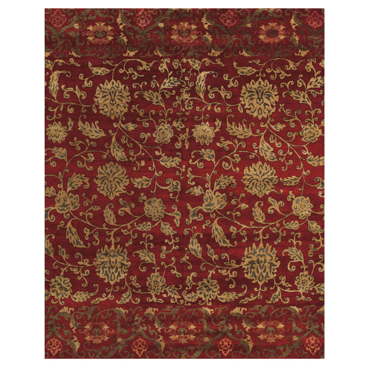 Tapis rectangulaire en laine