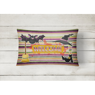 Striped Outdoor Throw Pillow