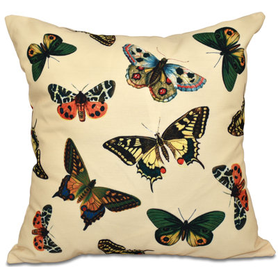 Botanical Blooms Reversible Throw Pillow