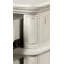 Table de chevet au fini blanc antique
