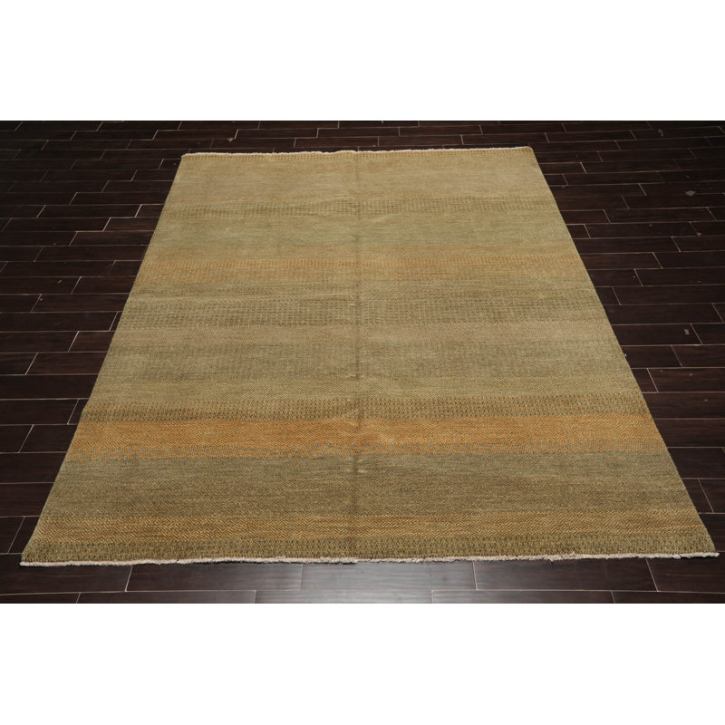 Tapis oriental en laine noué à la main KPSI Mikhaelin Kohlberg de 8 po x 10 po Joran