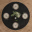 47" Modern Farmhouse Round Dining Table with Fluted Pedestal Base, Seats 4