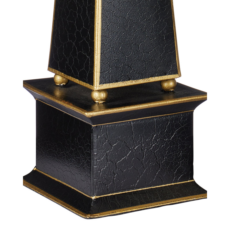 Daphne Decorative Object, Black/Gold