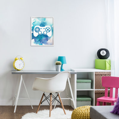 Giclée encadrée bleue, par Marcus Prime