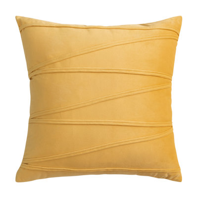 Housses de coussins carrés en velours Throw Cross Lines