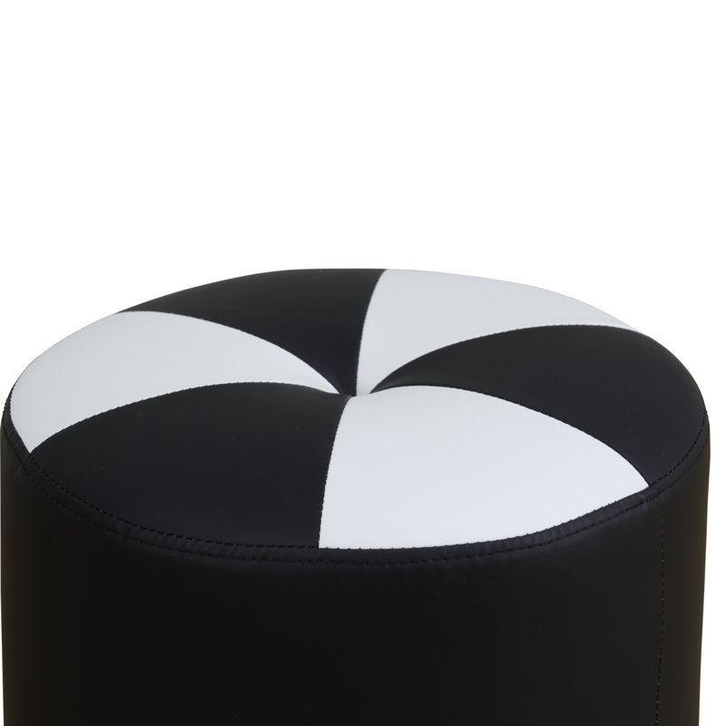 Solid + Manufactured Wood Accent Stool, Black