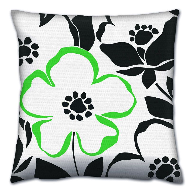 Housse et insert de coussin carré en polyester / coton Kanesha