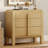 Adora 31.5" Large End Table With Storage And Curved Profile Design, Mid Century Modern Wooden Nightstand With Drawer For Bedroom, Living Room, Office-947305236-970363960