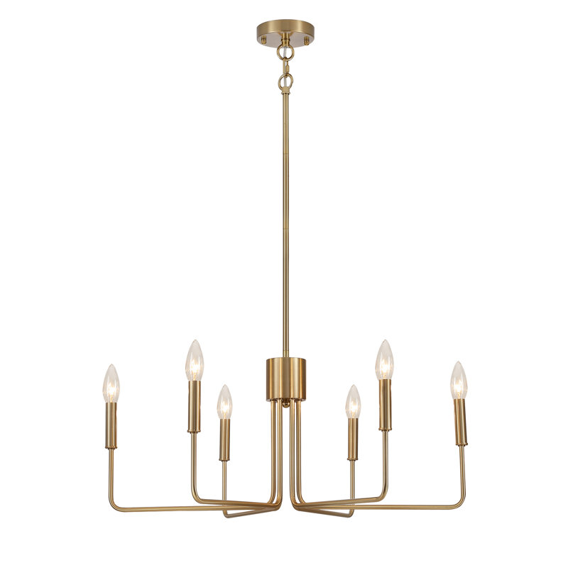 Darly 1 - lustre classique bougie dorée