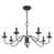 Black w/ Brushed Nickel Accent