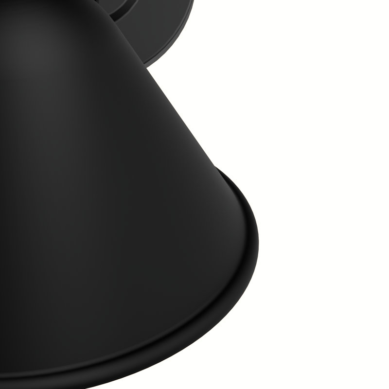 Hunter Cassius Rustic Modern Metal Cone Outdoor Small Wall Light, 10.5" H x 9.75" W x 7" D