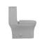 Toilette carrée une pièce à double chasse Concorde en gris mat 1,1 / 1,6 gallon Concorde-1135972608-1125190072