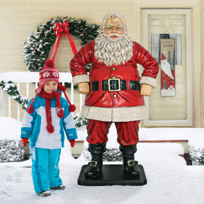 Statue de père Noël Jolly