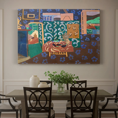 Interior with Eggplants (Intérieur aux aubergines)-Henri Matisse-Gallery Wrapped Canvas-1911