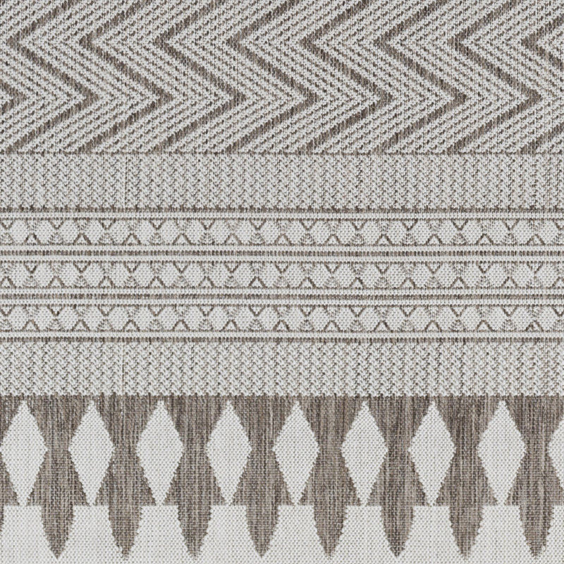 Anett Geometric Indoor / Outdoor Rug, Rectangle 5'3" x 7'