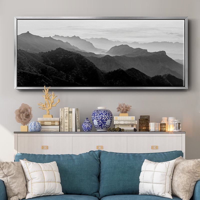 Jinshanling Mountains - Toile encadrée, H 8 po x l 20 po