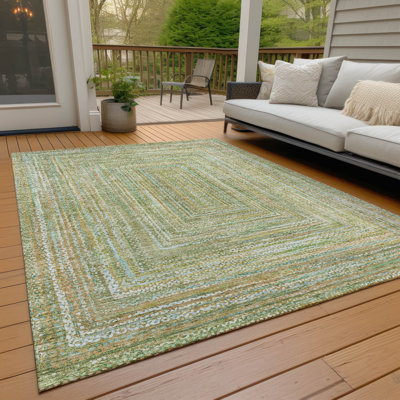 Tapis intérieur / extérieur Xhevrie lavable à la machine