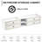 96" Floating Bathroom Vanity Base Without Top,Wall Mounted Bathroom Storage Vanity Base Only,White