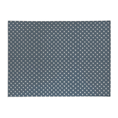 Criss Cross Peach Indoor Doormat