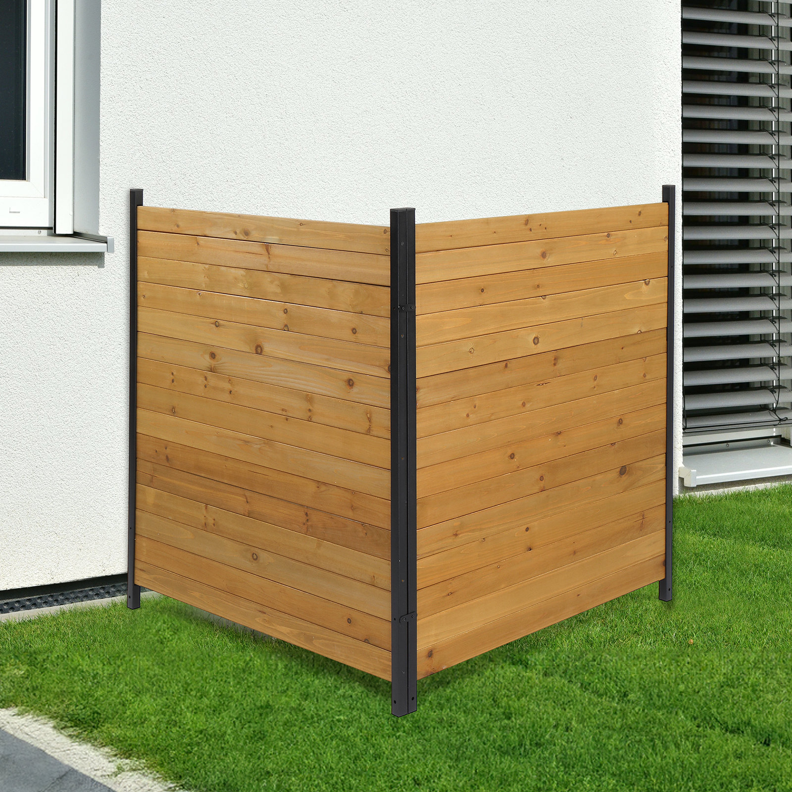 Winado 42.2*38In. Outdoor Wood Fence Privacy Screens Wayfair