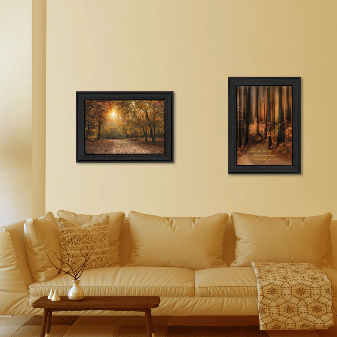 Autumn 2-Piece Vignette Framed Wall Art for Living Room, Home Wall Decor by Robin-Lee Vieira Trendy Decor 4U
