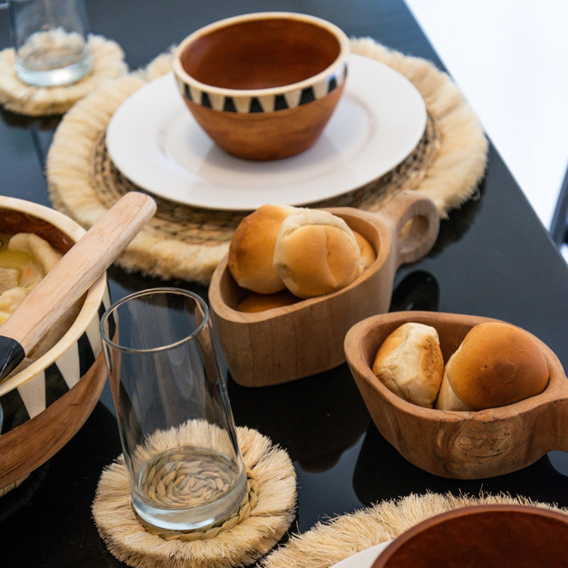 S/4 Fringe Placemats