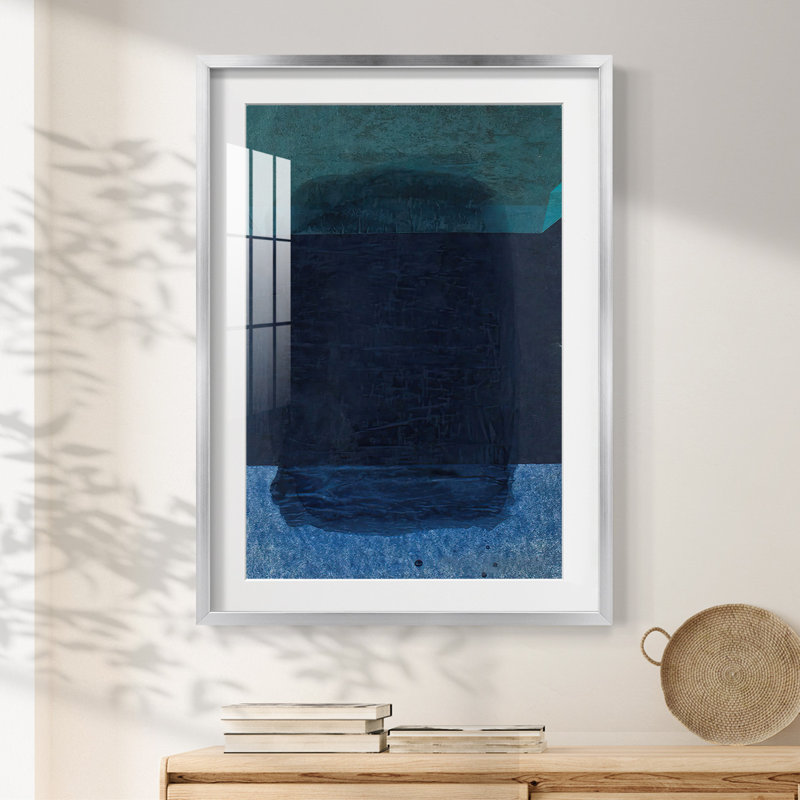 Souvenir de Rothko II - impression encadrée, Argent argent, H 28,5 po x l 20,5 po