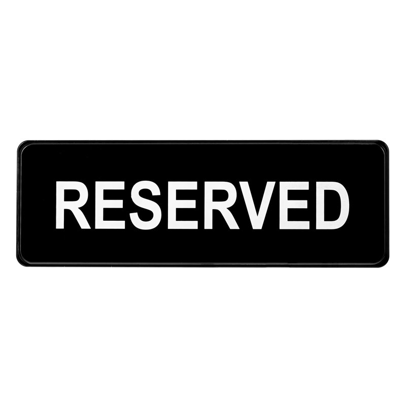Reserved Sign