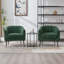 Fauteuil d'appoint en chenille avec pieds en métal-2145992833