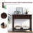 TREXM Daisy Series Console Table Traditional Design With Two Drawers And Bottom Shelf-1045295177