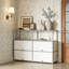 Armoire décorative à 4 portes avec tablettes réglables-967138246