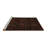 Traditional 2402 Brown Machine Washable Area Rugs-885655361