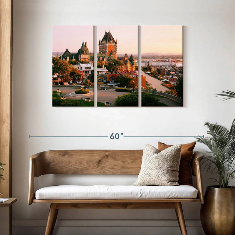 Lilie Québec Château Frontenac, H 28 po x l 45 po