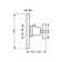 Citterio Thermostatic Trim Highflow with Cross Handle Valve Trim Only