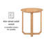Sarves Solid Wood Cross Legs Side Table-69327992