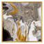 «Gold and Black Marble Waves III», reproduction d'art sur toile moderne-66837913-66837920