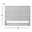 Delphi 3 Drawer 54" W Chest