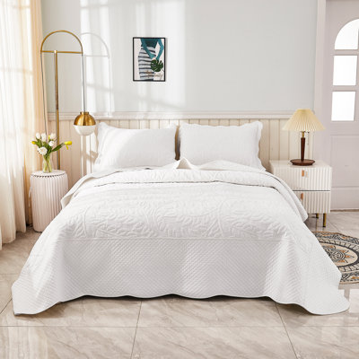 Ensemble de couvre-lit surdimensionné 100% coton 3 pièces MarCielo