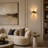 Integrated LED Dimmable Flush Mounted Sconce 