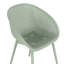 Chaise avec accoudoirs moderne moderne en plastique PP résistant aux intempéries (ensemble de 2)-2139347610