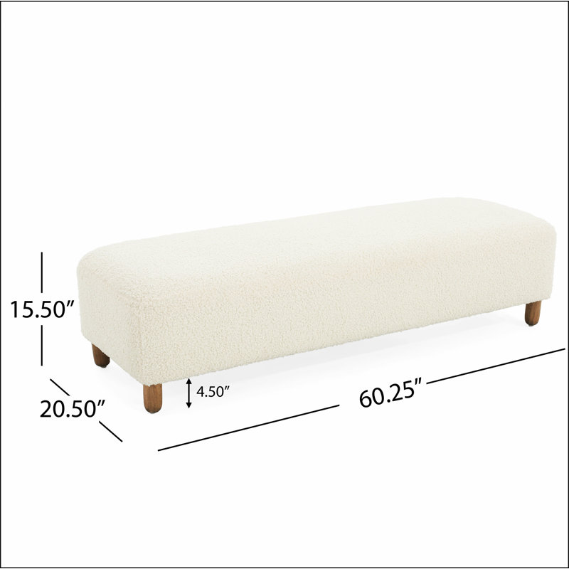 Repose-pieds confortable, Blanc