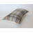 Brown Plaid Lumbar Pillow Cover, Neutral Beige Throw Pillow