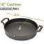 Cuisinart 10" Cast Iron Non-Stick Griddle