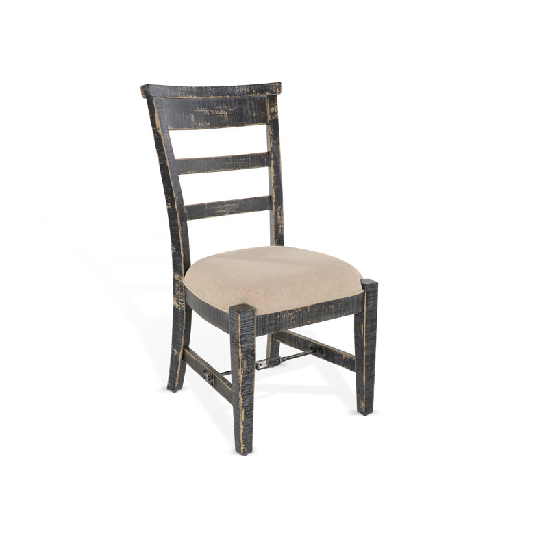 Chaise d'appoint Chelly, Sable noir, Noir
